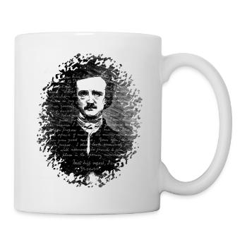 Dark Visions Edgar Allan Poe Letter 1 - Tasse - Weiß - Rechts