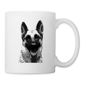 German shepherd - german shepherd head gift - Mug - white - Right