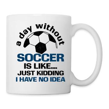 football - Mug blanc - blanc - Droite