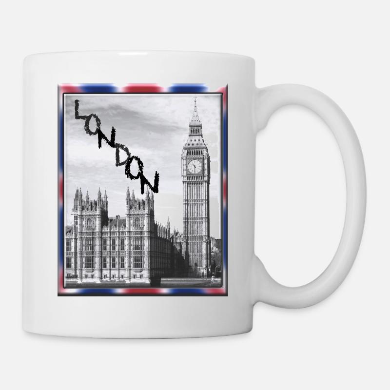 London Big Ben Union Jack - Mug blanc - blanc