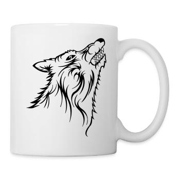 wolf - Mug blanc - blanc - Droite