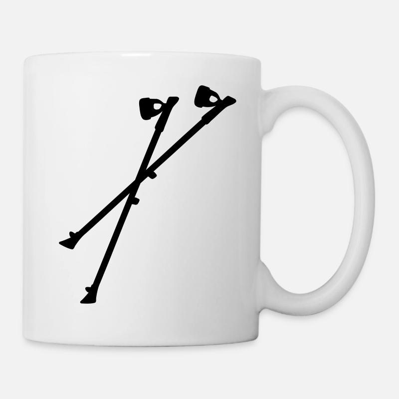 Nordic Walking - Tasse - Weiß