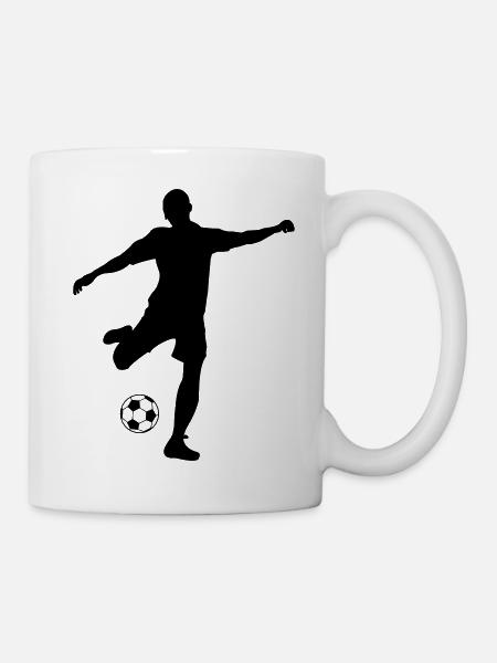 fussballer - Tasse - Weiß