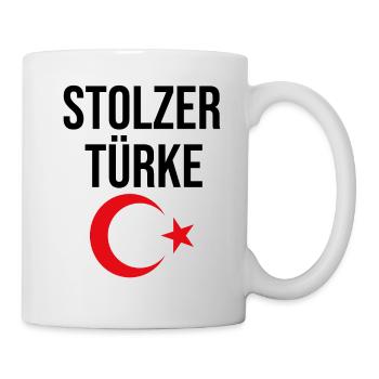 Turk Turkey proud half moon star holiday gift - Mug - white - Right