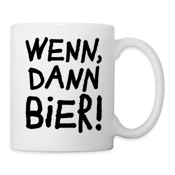 Bier Garten Getränk Grillmeister Sommer Party - Tasse - Weiß - Rechts