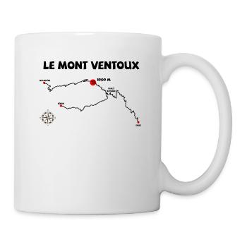 Cycling Le Mont Ventoux Serpentine France - Mug - white - Right