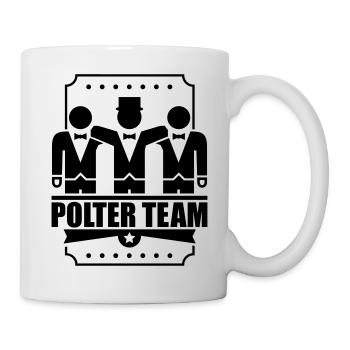 polter_team_1f1 - Tasse - Weiß - Rechts