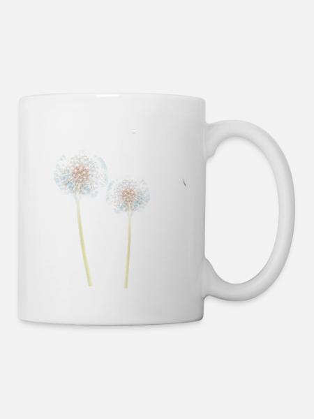 Pissenlit pissenlit fleurs pissenlit - Mug blanc - blanc