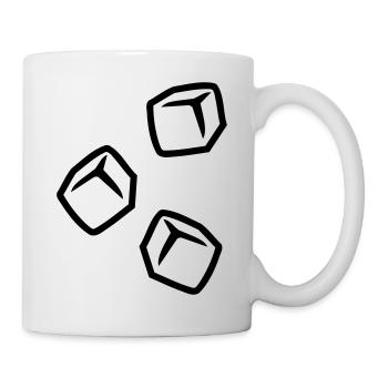 Ice cubes - Mug - white - Right
