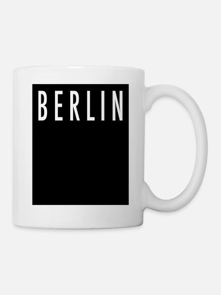 Berlin T-Shirt Berliner Geschenk - Tasse - Weiß