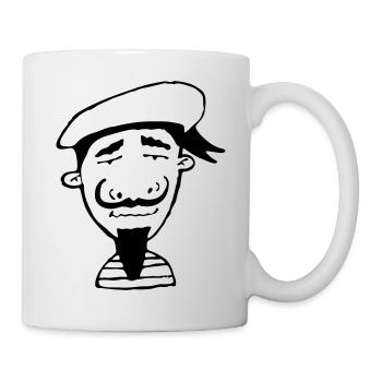 Matrose - Tasse - Weiß - Rechts