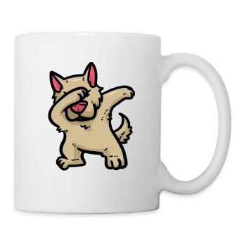 Kleiner Dub Doggy - Tasse - Weiß - Rechts
