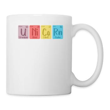 Unicorn Unicorn Periodic Table Chemistry Gift - Mug - white - Right