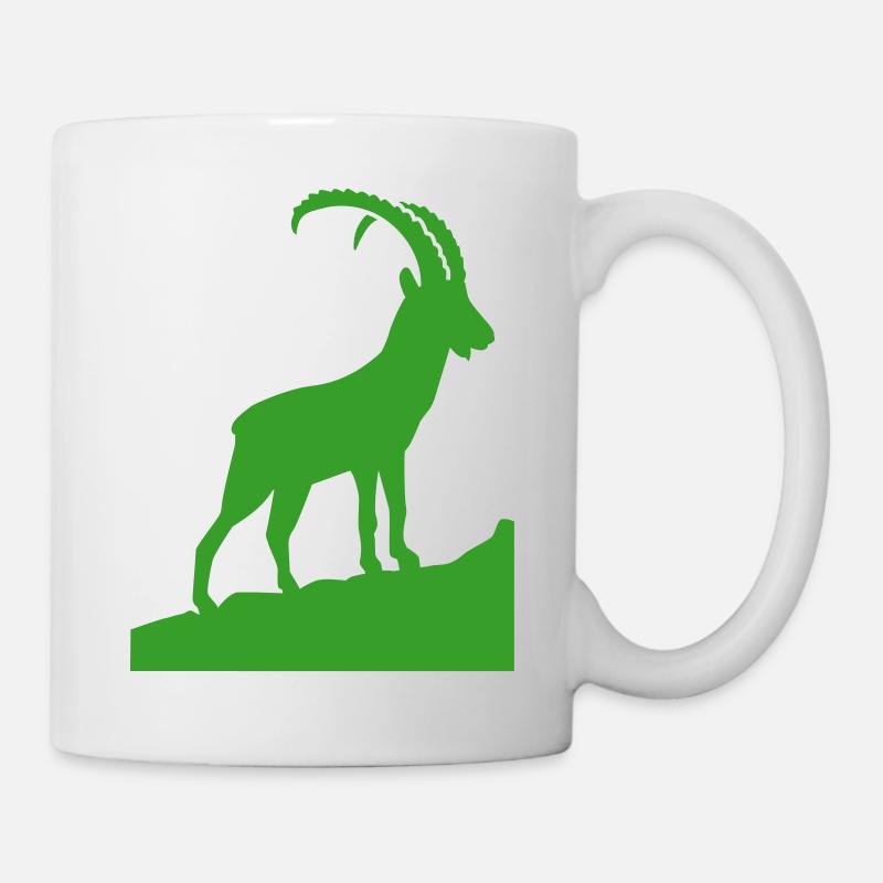 Steinbock - Tasse - Weiß