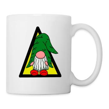 Zwerg Zwerge Wichtel Märchenfigur Kinder Baby - Tasse - Weiß - Rechts