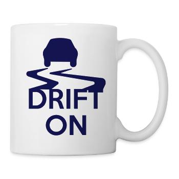 Drift On - Mug blanc - blanc - Droite