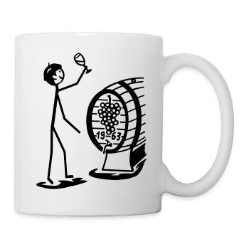 Winzer - Tasse - Weiß - Rechts