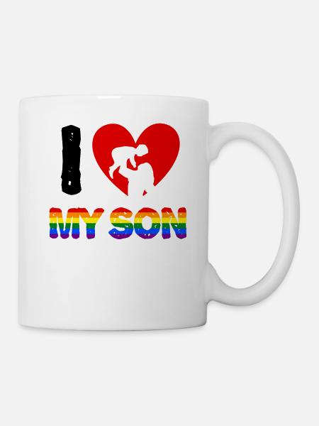 I Love My Son Mother and Son - Mug - white