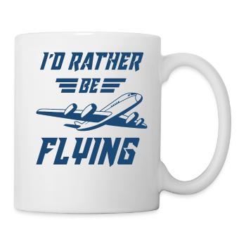 Pilot Flugzeug Fliegen - Tasse - Weiß - Rechts