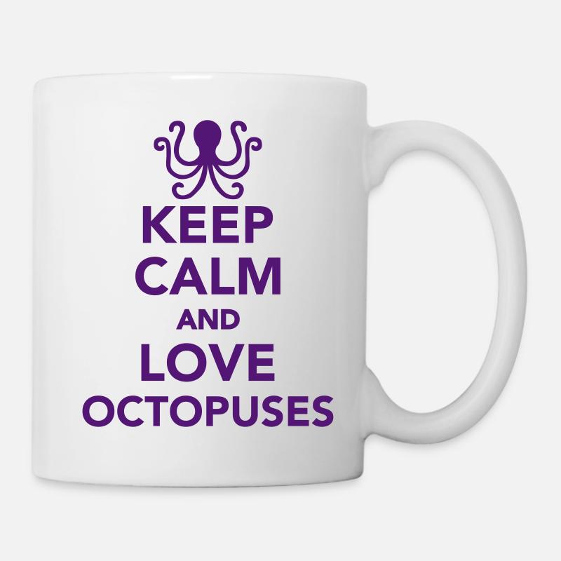 Oktopus - Tasse - Weiß