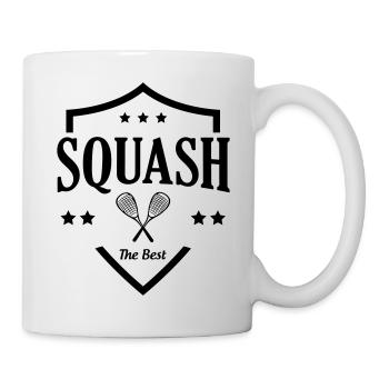 Squash / Sport - Tasse - Weiß - Rechts
