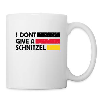 I DONT GIVE A SCHNITZEL SPRUCH - Mug - white - Right