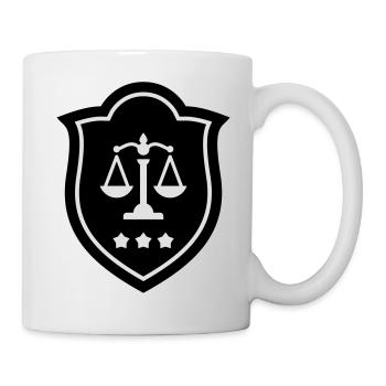 Rechtsanwalt / Advokat / Anwalt / Richter / Recht - Tasse - Weiß - Rechts