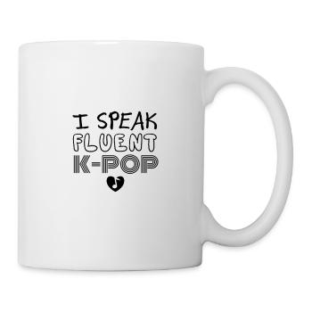 Ich spreche fließend K Pop - Tasse - Weiß - Rechts