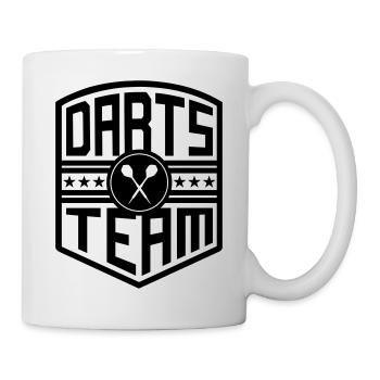Darts Team (Wappen) - Tasse - Weiß - Rechts