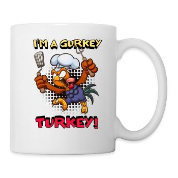 Je suis Gurkey Turkey Chef Kids - Mug blanc - blanc - Droite
