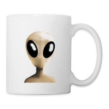 Alien geek - Mug - white - Right