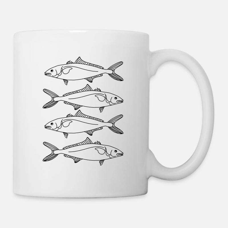 Dorsch Fisch - Tasse - Weiß