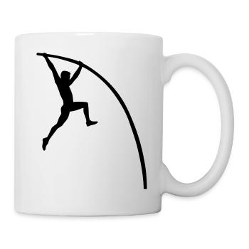 Stabhochsprung - Tasse - Weiß - Rechts