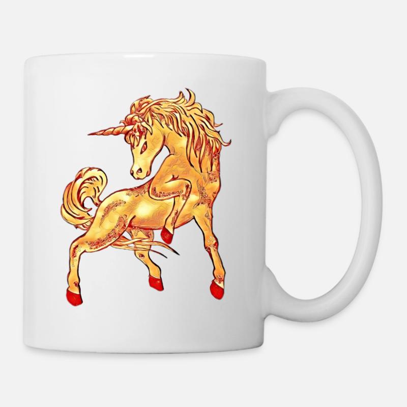 Licorne d'Or - Mug blanc - blanc