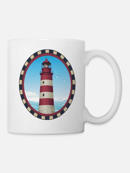 Cadeau Phare - Phare - Mug blanc - blanc
