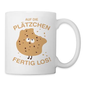 Auf die Plätzchen! - Tasse - Weiß - Rechts