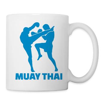 Muay Thai - Tasse - Weiß - Rechts