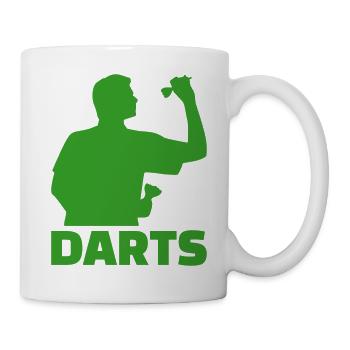 Darts - Mug blanc - blanc - Droite