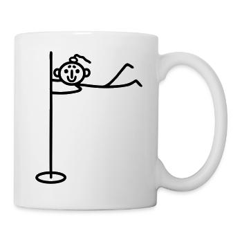 Pole dance Frau - Tasse - Weiß - Rechts