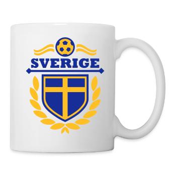 Schweden (Sverige) Wappen - Tasse - Weiß - Rechts