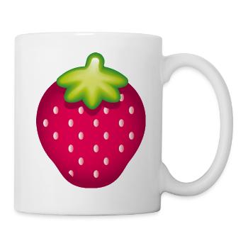 Smiley Strawberry - Mug blanc - blanc - Droite
