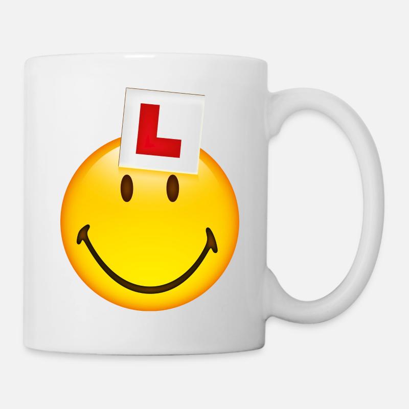 Smiley New Driver - Tasse - Weiß