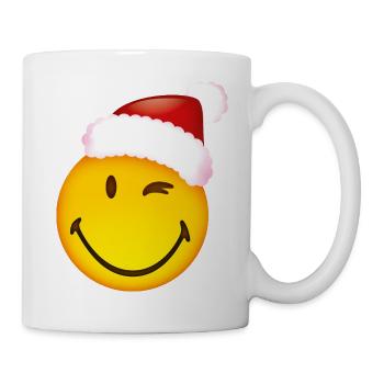 Smiley Santa Claus - Mug blanc - blanc - Droite