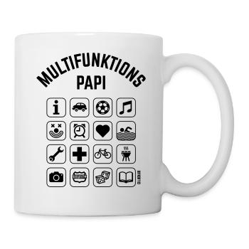 Multifunktions Papi (16 Icons) - Tasse - Weiß - Rechts