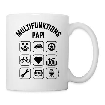 Multifunktions Papi (9 Icons) - Tasse - Weiß - Rechts