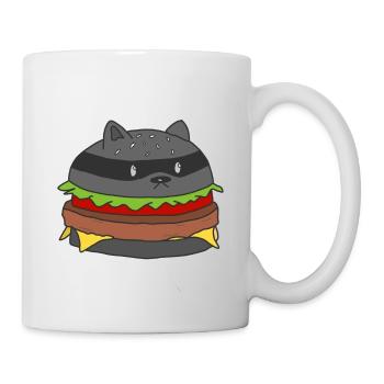 Superheld Burger - Tasse - Weiß - Rechts