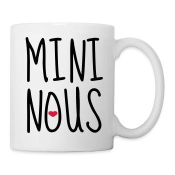 Mini Nous - Naissance - Bébé - Papa - Maman - Mug blanc - blanc - Droite