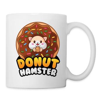 Donut Hamster by moodrush - Tasse - Weiß - Rechts