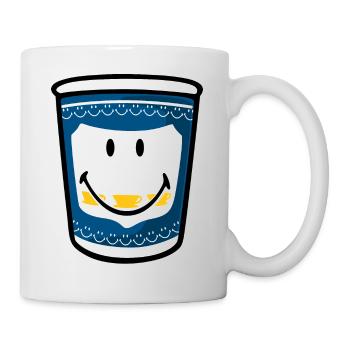 Smiley Coffe Take Away NY - Mug blanc - blanc - Droite