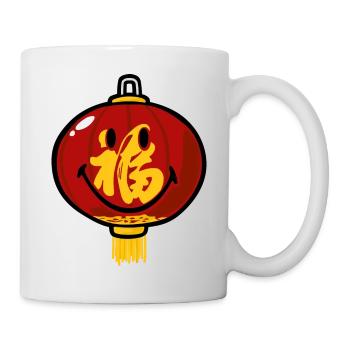 Smiley Chinese New Year - Mug blanc - blanc - Droite